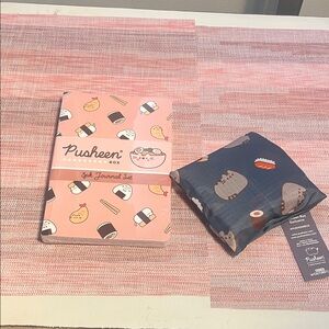 Pusheen Box Exclusive Sushi Pink Journal and Blue Pouch Set